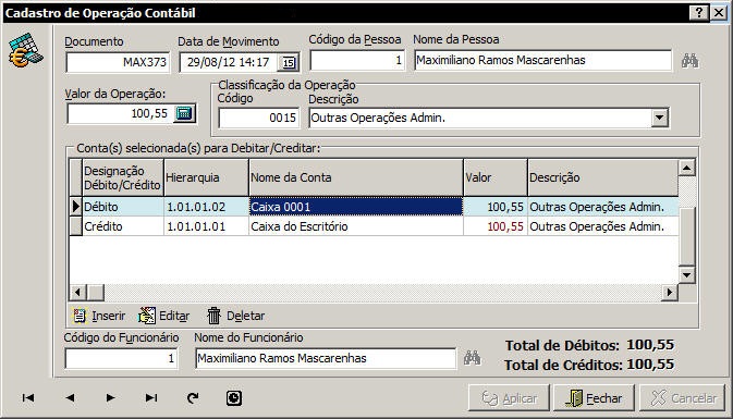 Comportamento Padrão Exemplo 2