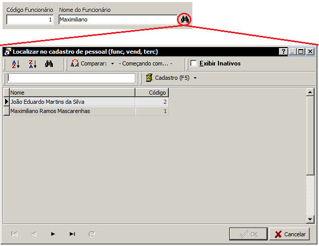 Localizar Funcion�rio
