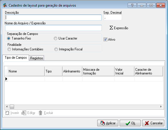 Controle de Numera��o dos Livros Cont�beis