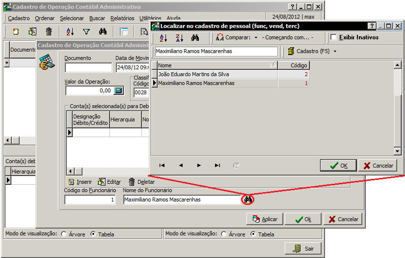 Localizar Funcion�rio